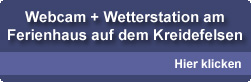 Webcam + Wetterstation am Ferienhaus auf dem Kreidefelsen